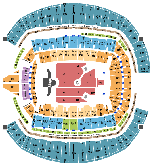 Lumen Field Ed Sheeran Seating Chart
